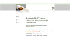 Desktop Screenshot of dr-toennies.de